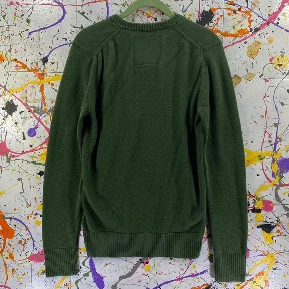 American Eagle Outfitters V-Neck Sweater Hunter Green Size XS - Picture 5 of 5